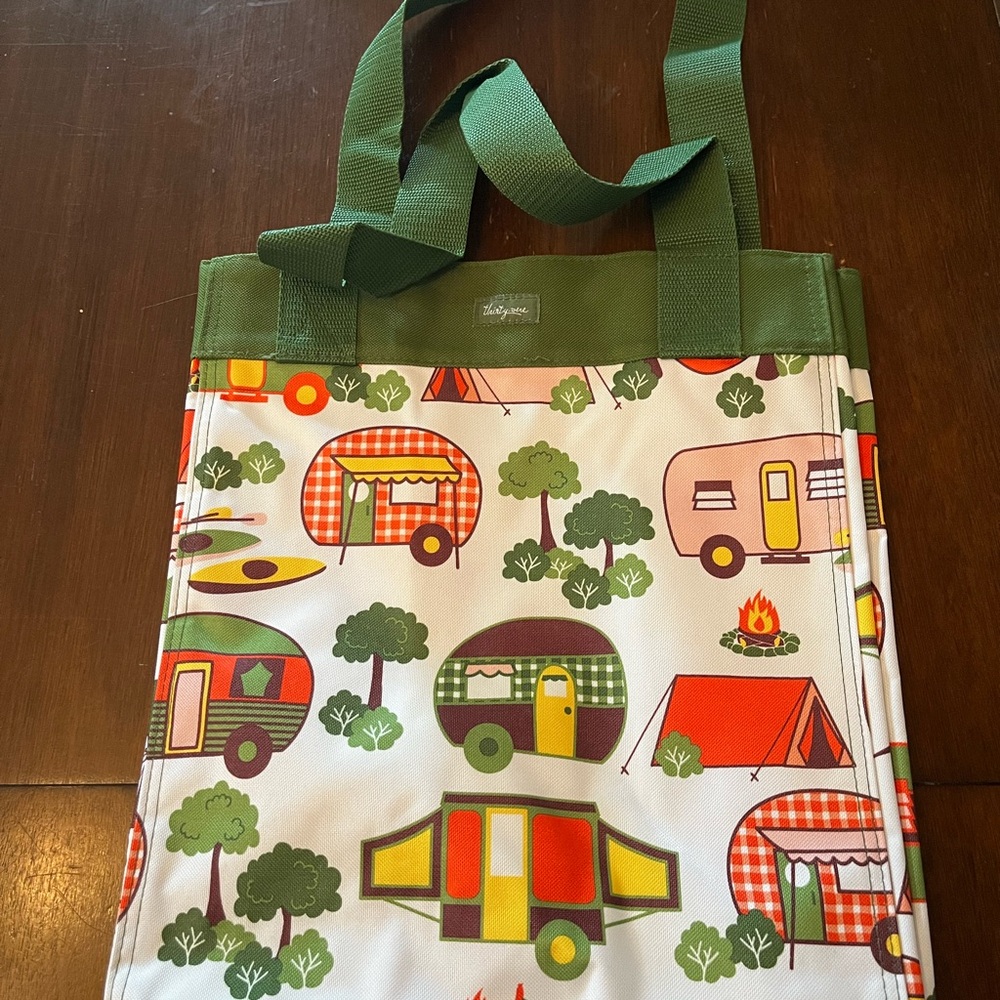 Thirty One Colorful Camping Tote Bag